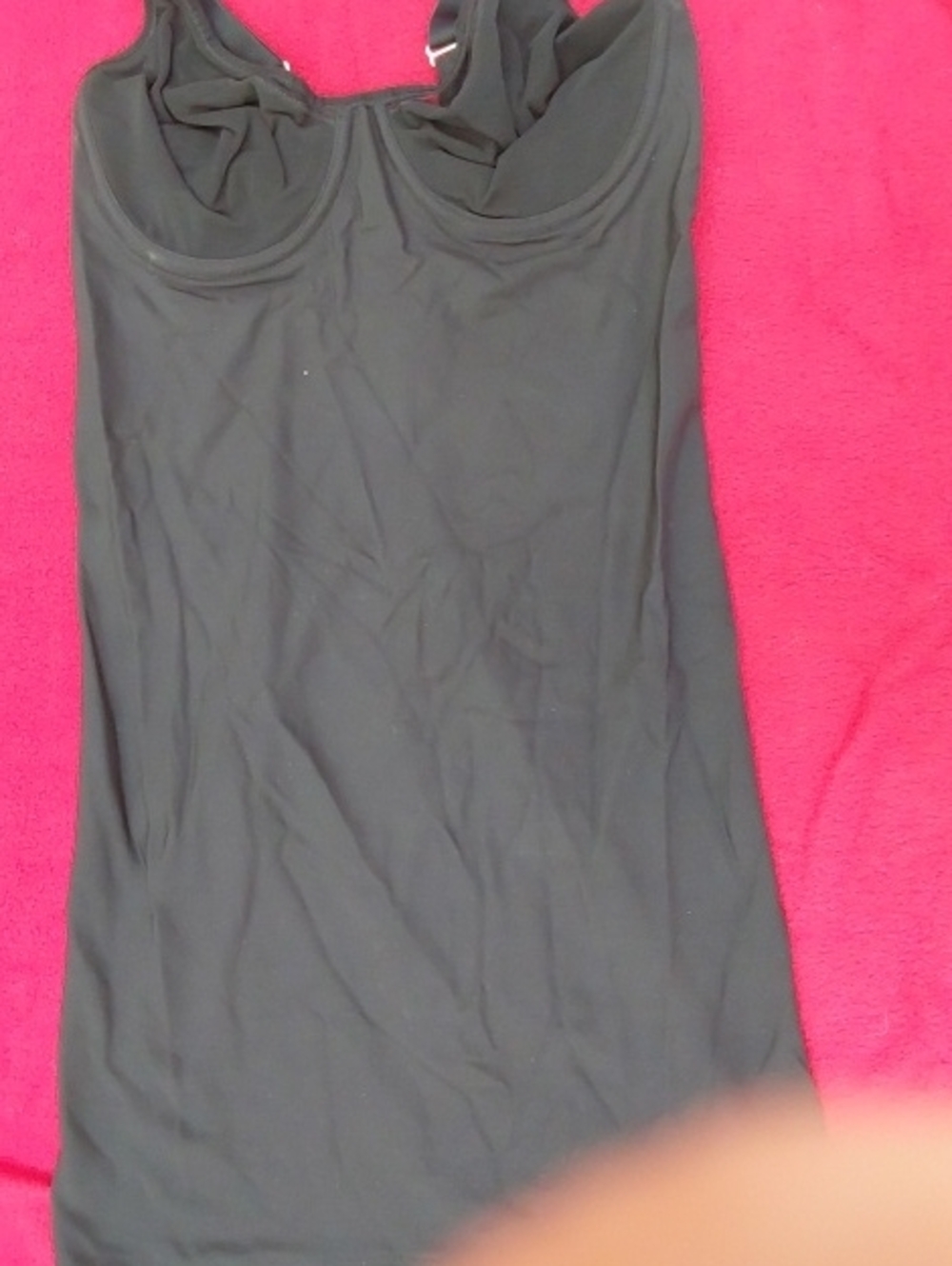 Nancy Ganz Black Shaping Dress with Built-In Support